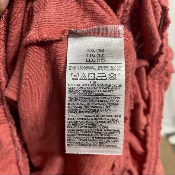 Old Navy Girl’s Sleeveless Ruffle-Trim Slub Knit Top - Picture 7 of 7